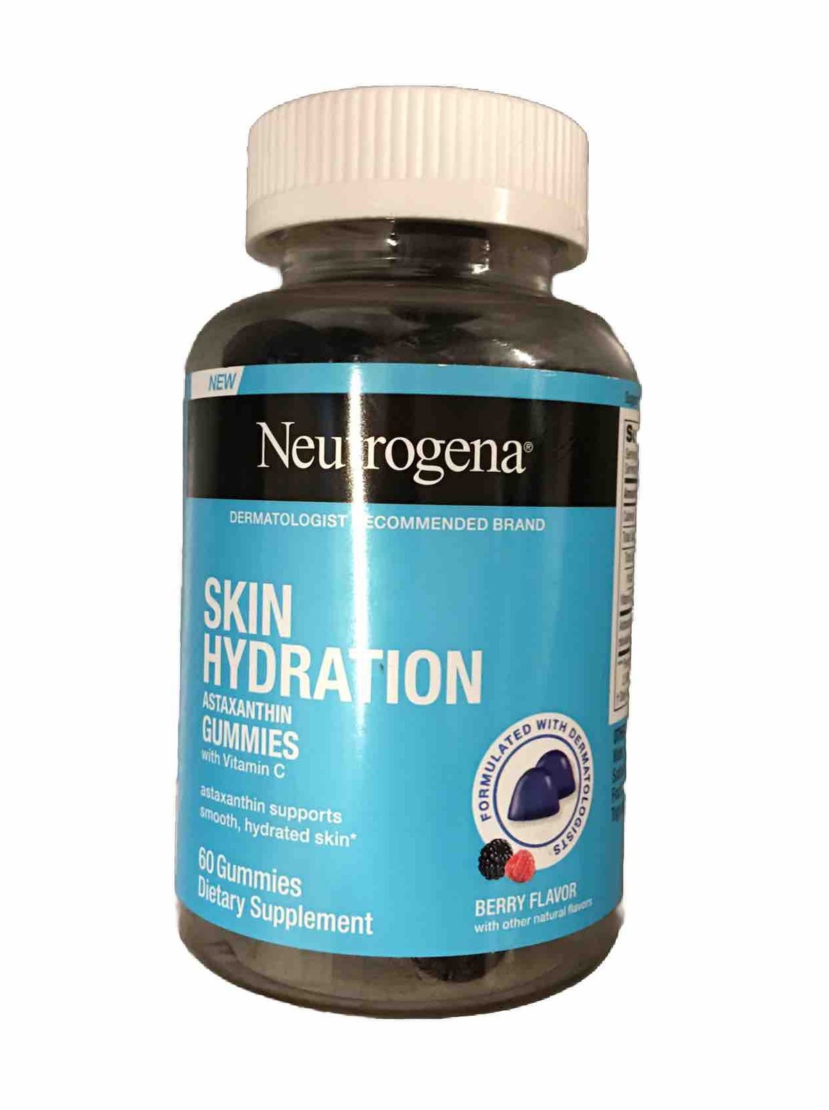 Neutrogena Skin Hydration Astaxanthin Vitamin C Berry 60pcs Dated 06/2025 SEALED
