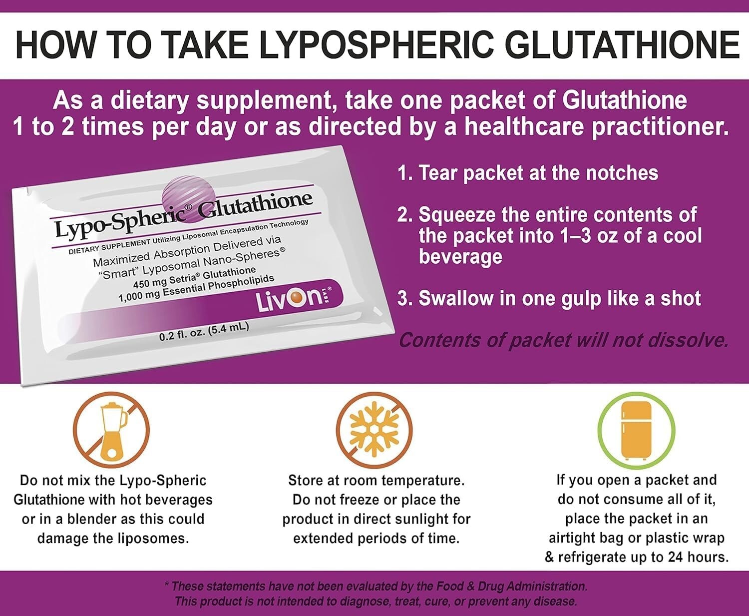 Maximize Cellular Health with Lypo-Spheric Glutathione – 30 Packets Unflavored-=