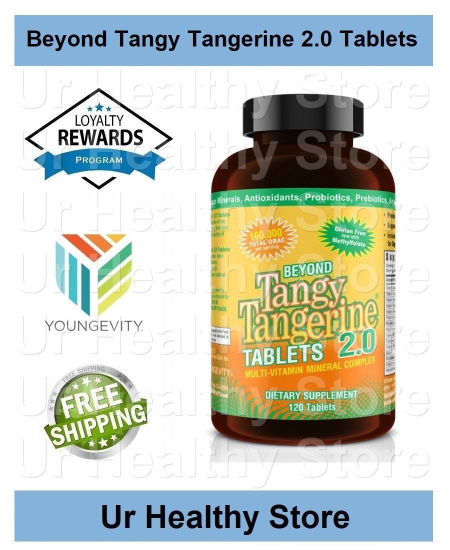 Beyond Tangy Tangerine 2.0 120 Tablets Youngevity BTT **LOYALTY REWARDS**