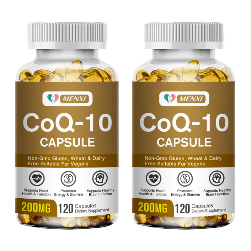 COQ 10 Coenzyme Q-10 Softgels – Heart Health Support, Increase Energy & Stamina