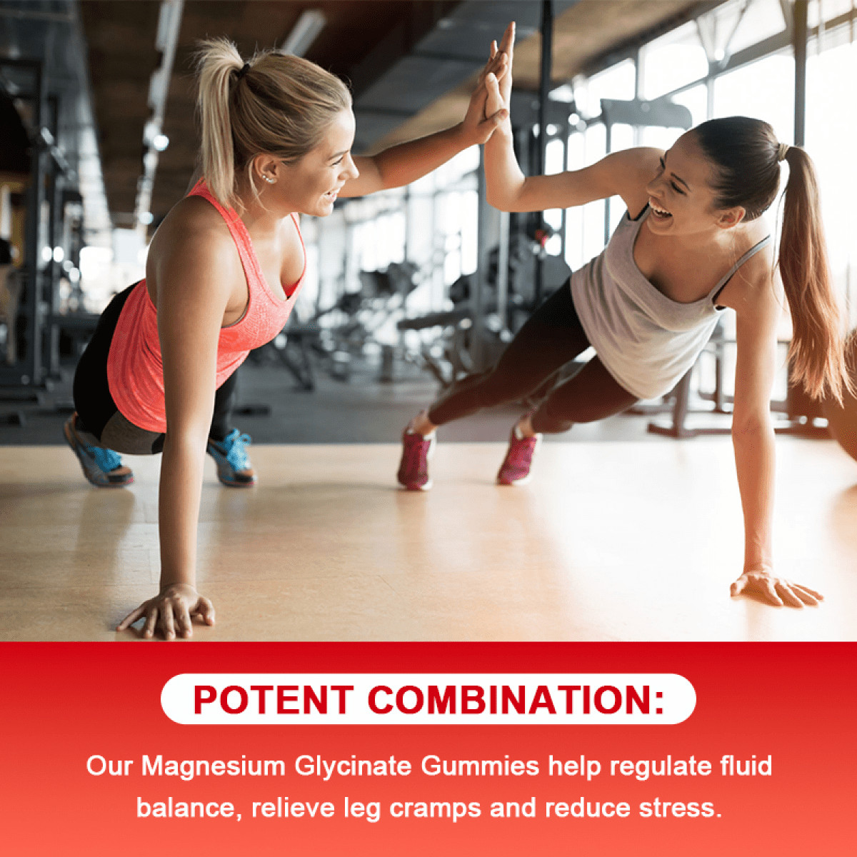 500mg Magnesium Glycinate Gummies Improve Sleep Promotes Cognition & Focus 120pc