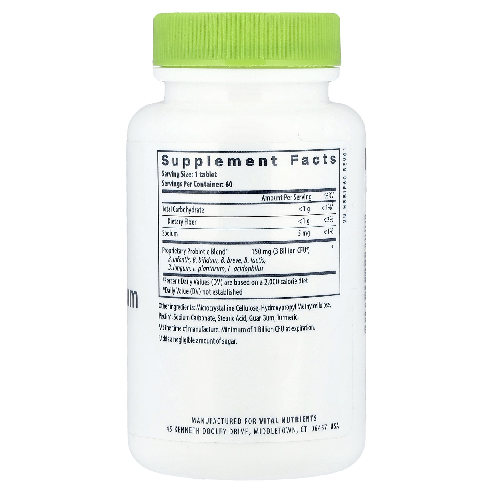 PRO-Bifido® 50+, 3 Billion CFU, 60 Time-Release Tablets