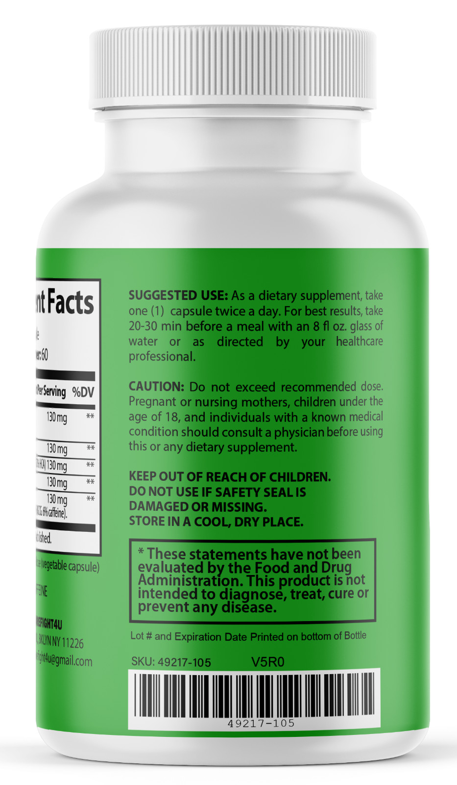 Barislend Capsules, Weight Management Support Supplement – 2 Bottles