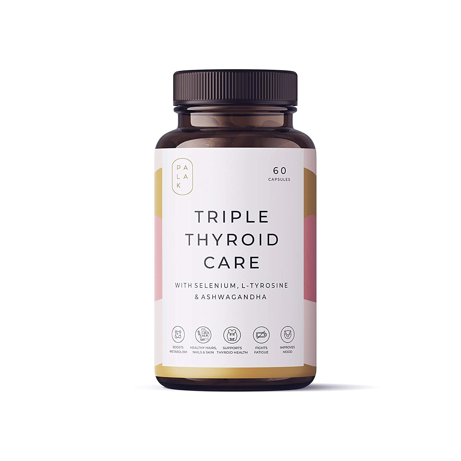Palak Notes Triple Thyroid Care (60 Capsules) LONG EXPIRY
