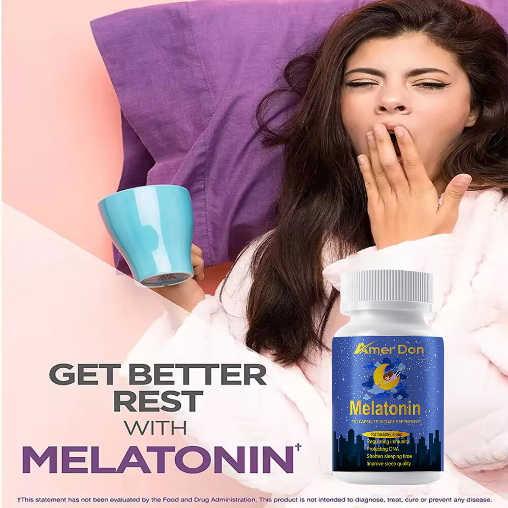 Easy-to-swallow sleep capsules – Nighttime sleep aid for longer, better sleep