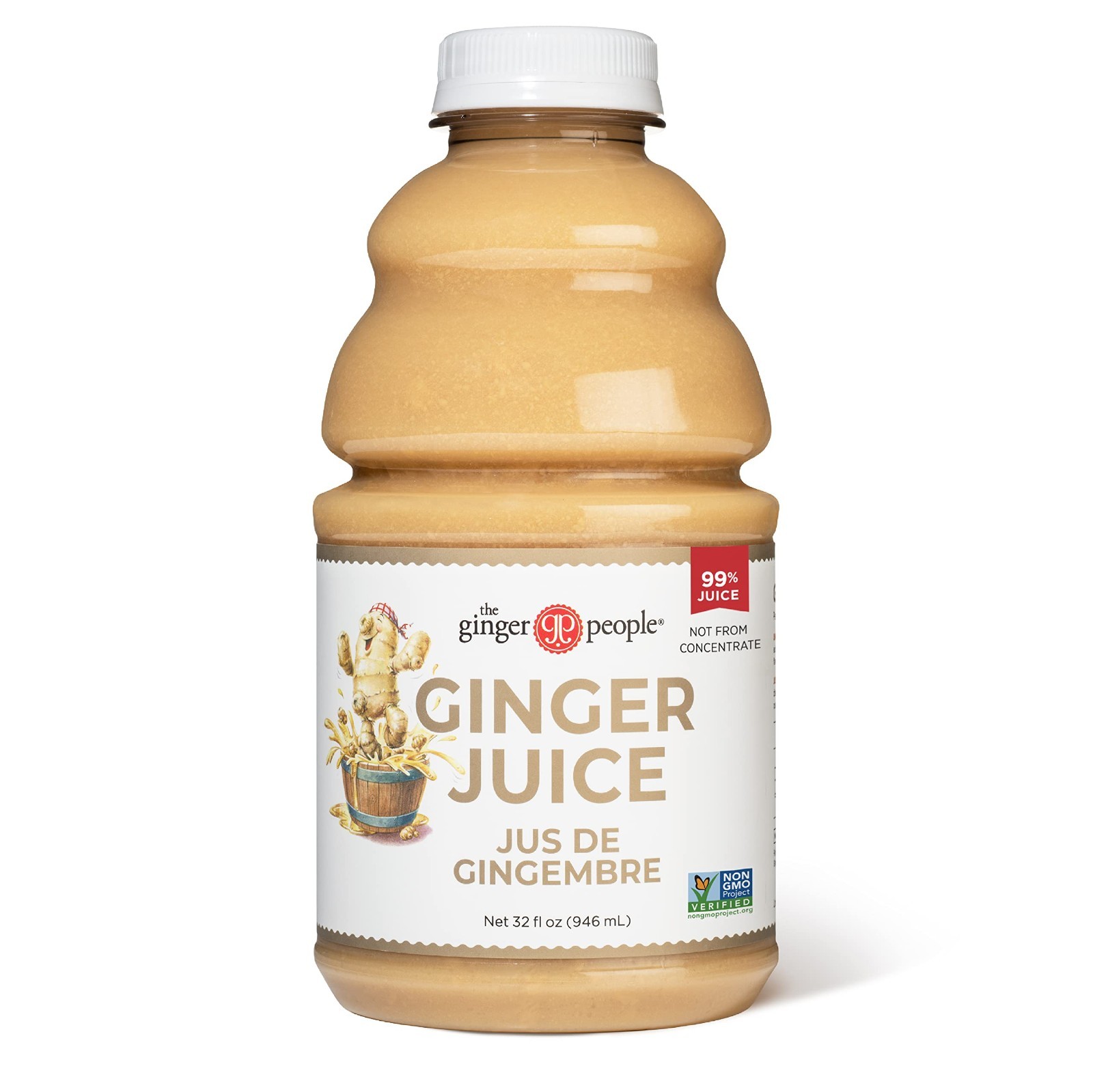 99% Pure Ginger Juice – Digestive Health, Premium Quality, 32 Fl Oz, Natural Wel