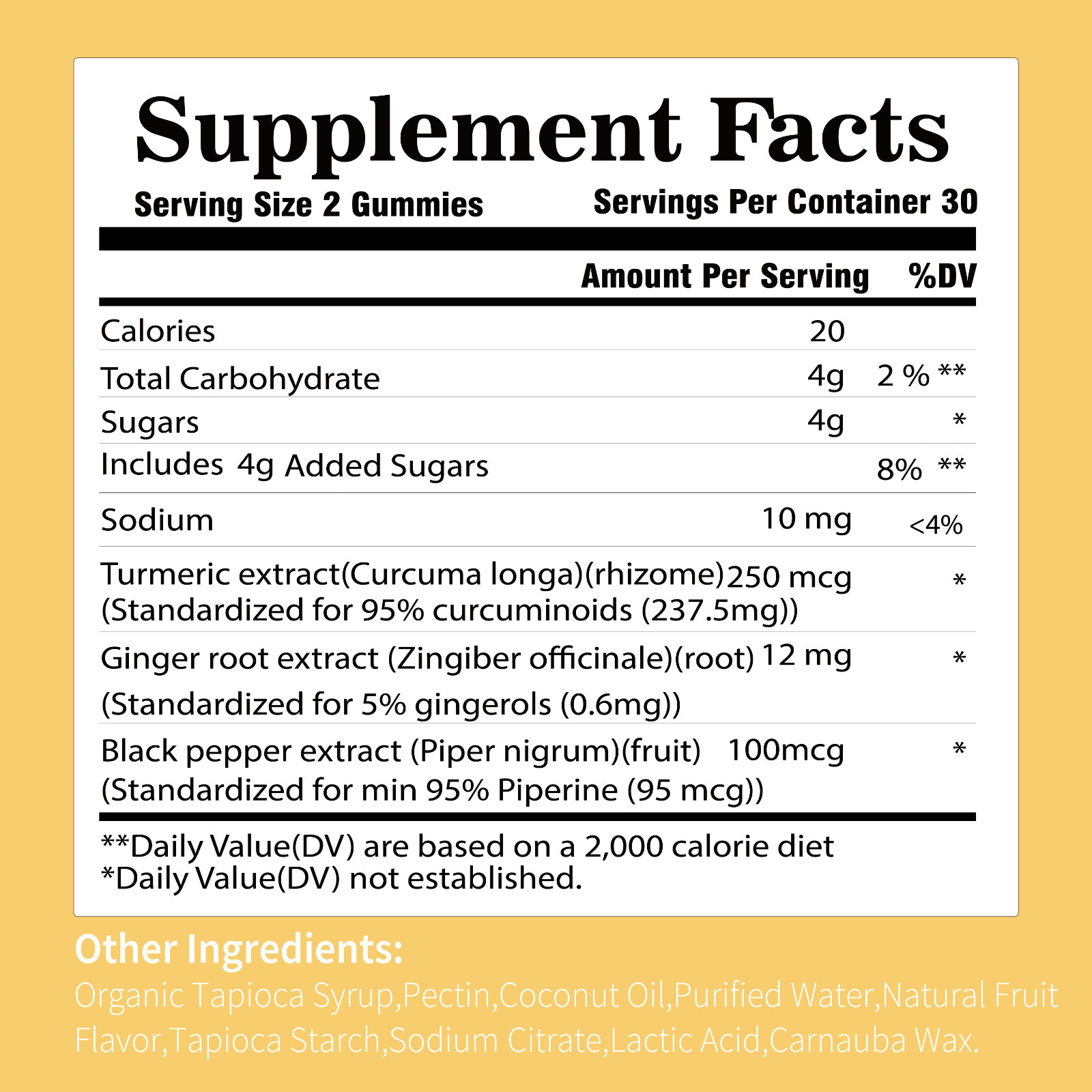 ENERAWELL Turmeric Gummies Supplement- Immune Health (60/120 gummies) 07/07/2027