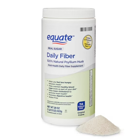 Equate Daily Fiber Powder, 29 oz Unflavored Compare to Metamucil 4-in-1 Multih