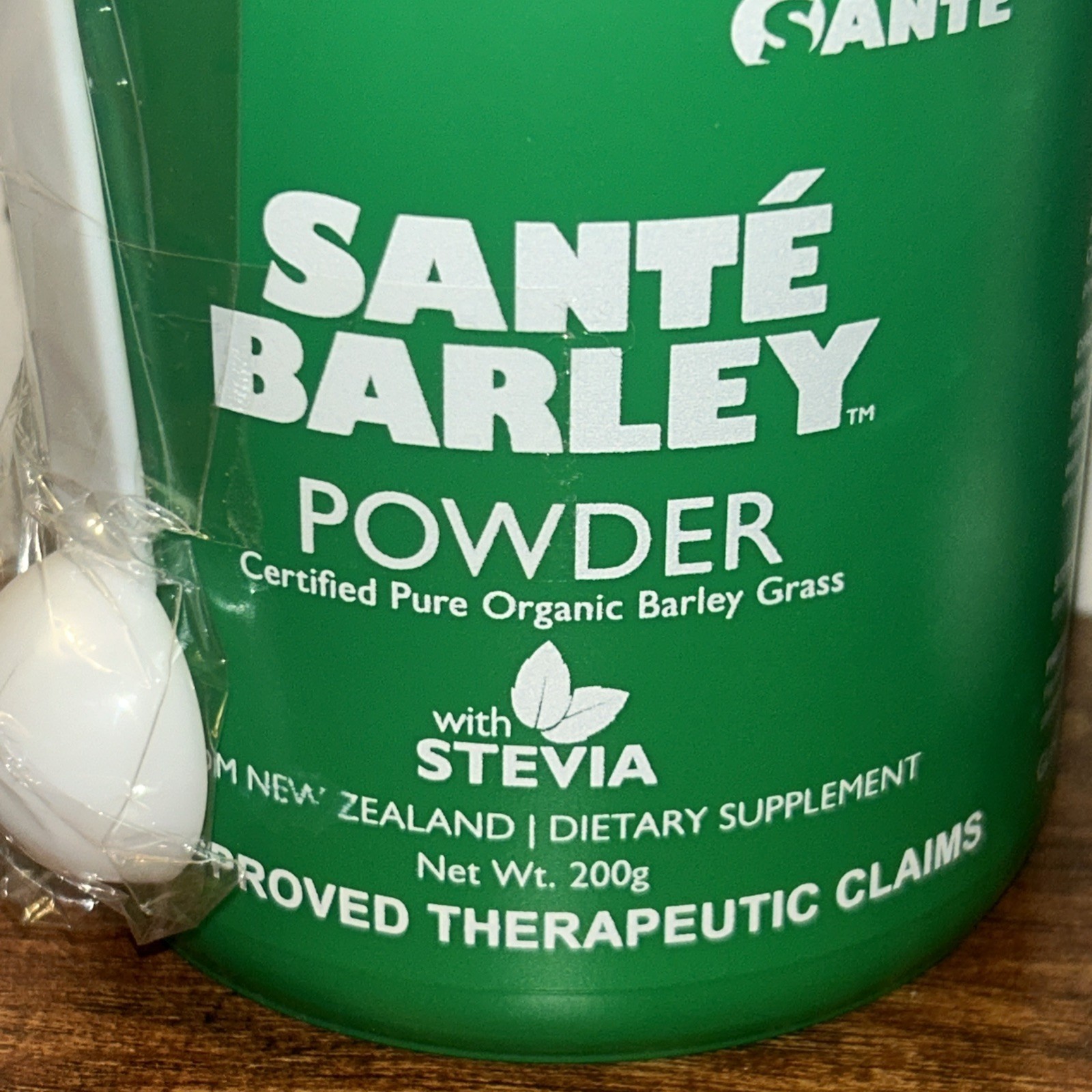 3x Santé Barley Powder with Stevia 200g – Certified Organic Barley Grass Exp2027