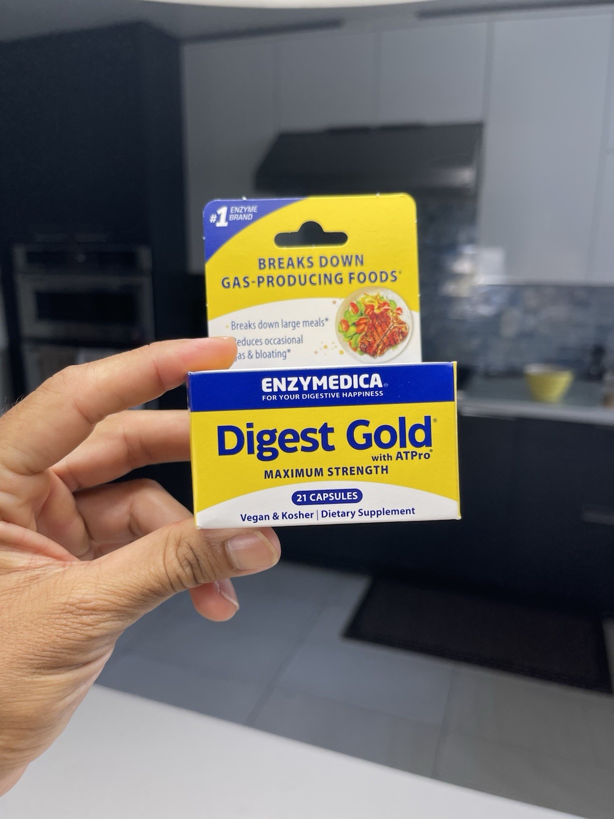 Enzymedica Digest Gold Max Strength w/ ATPro – 21 Caps Digestive Enzymes NEW