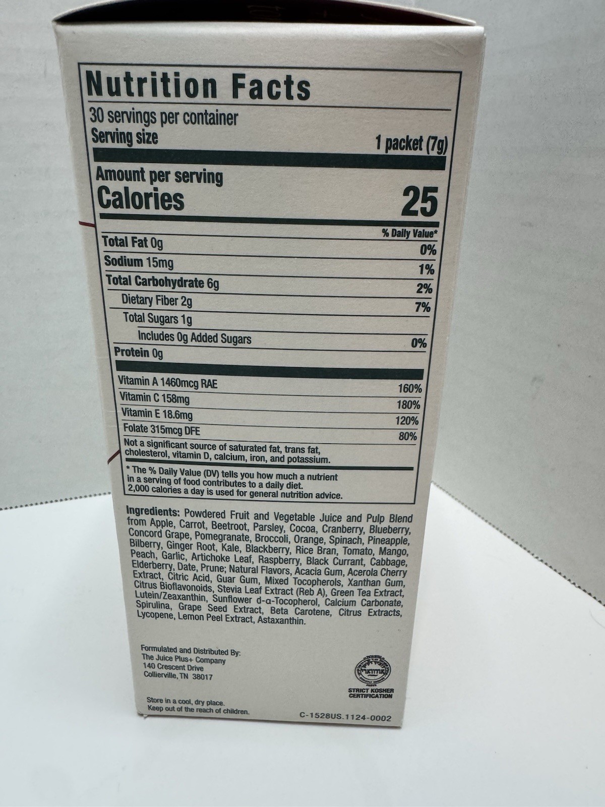 Juice Plus Super Food Powder 30 Stick Packs 7.5 Oz 212 G Exp 5/26