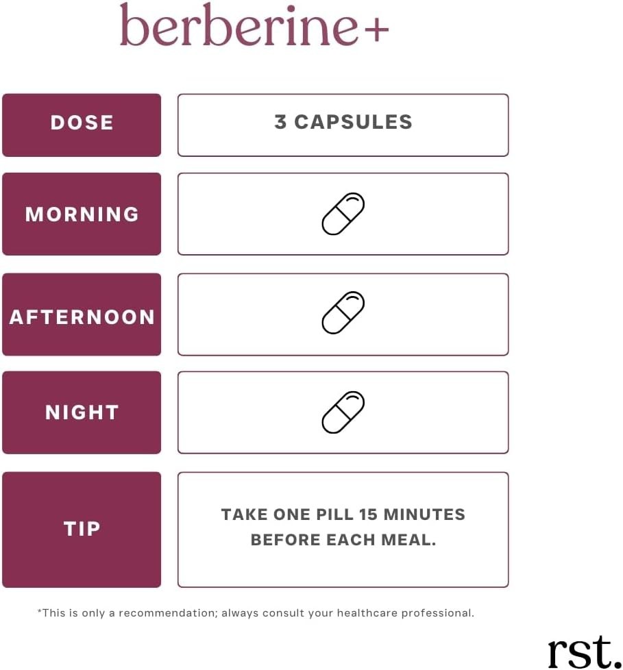 Berberine+ | Berberine, Alpha Lipoic Acid, Chromium & Cinnamon | 90 Capsules