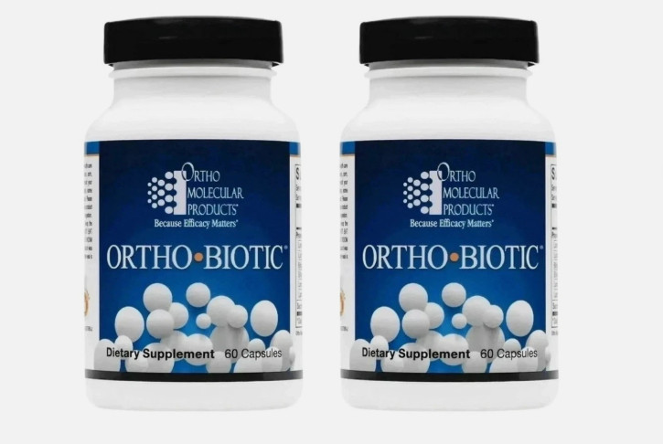 NWT Lot Of 2 Ortho Biotic 100 Billion CFU – 60 Capsules GP