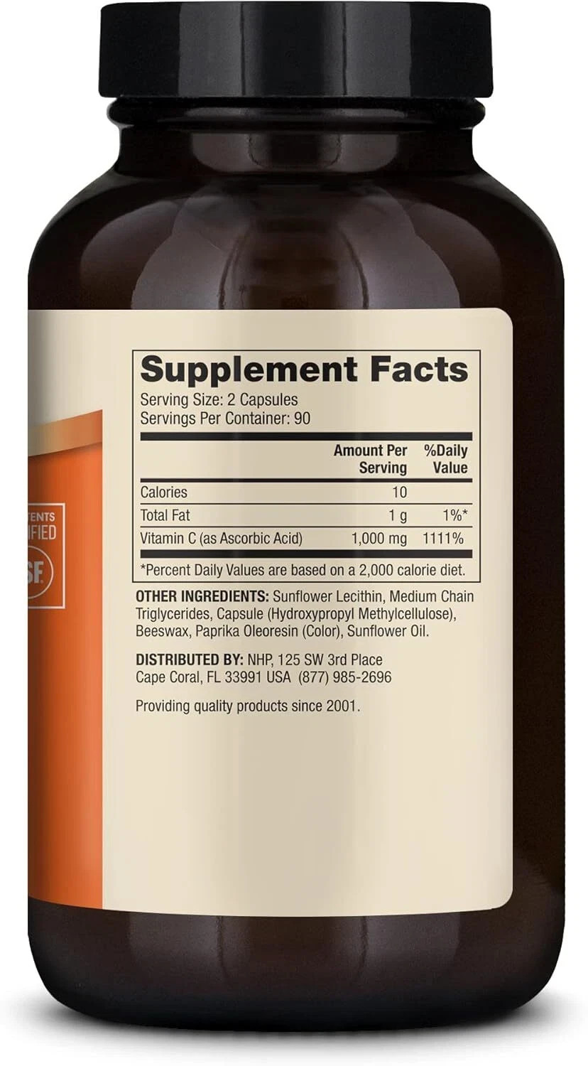 DR. MERCOLA LIPOSOMAL VITAMIN C (1000MG) 180 CAPS EACH (PACK OF 2)