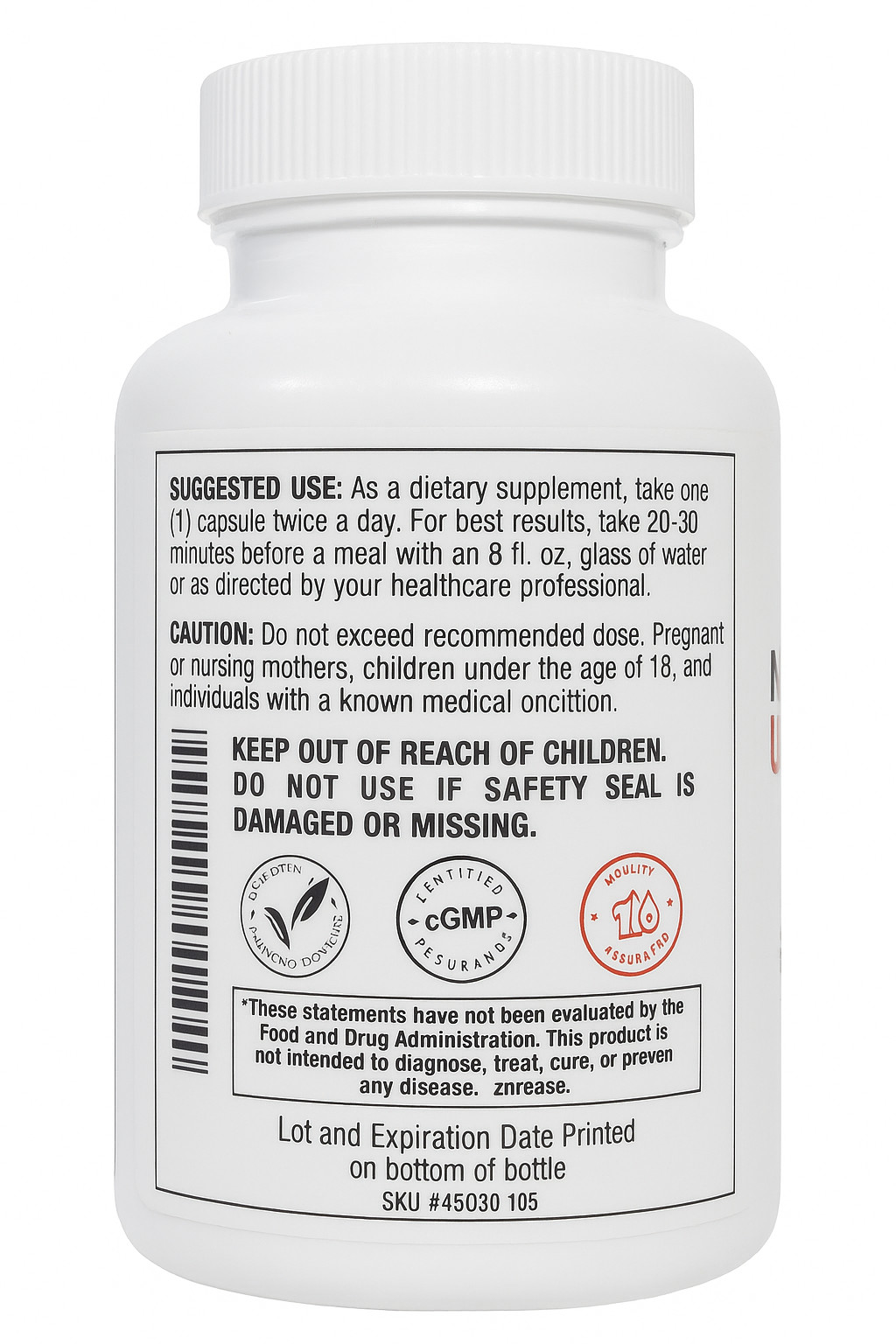 Male Burner Unleashed Biosync Weight Loss Pills Fat Burner 60 caps Exp. 08/2027