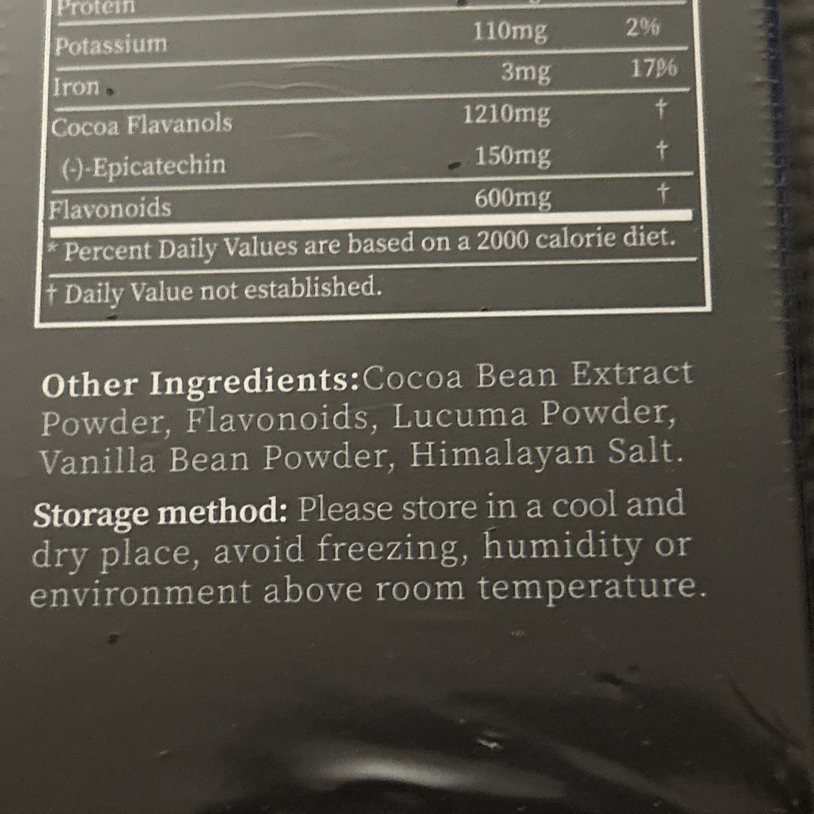 New High Flavanol Cocoa Powder Supplement 1200mg Flavanols Complex 10/27