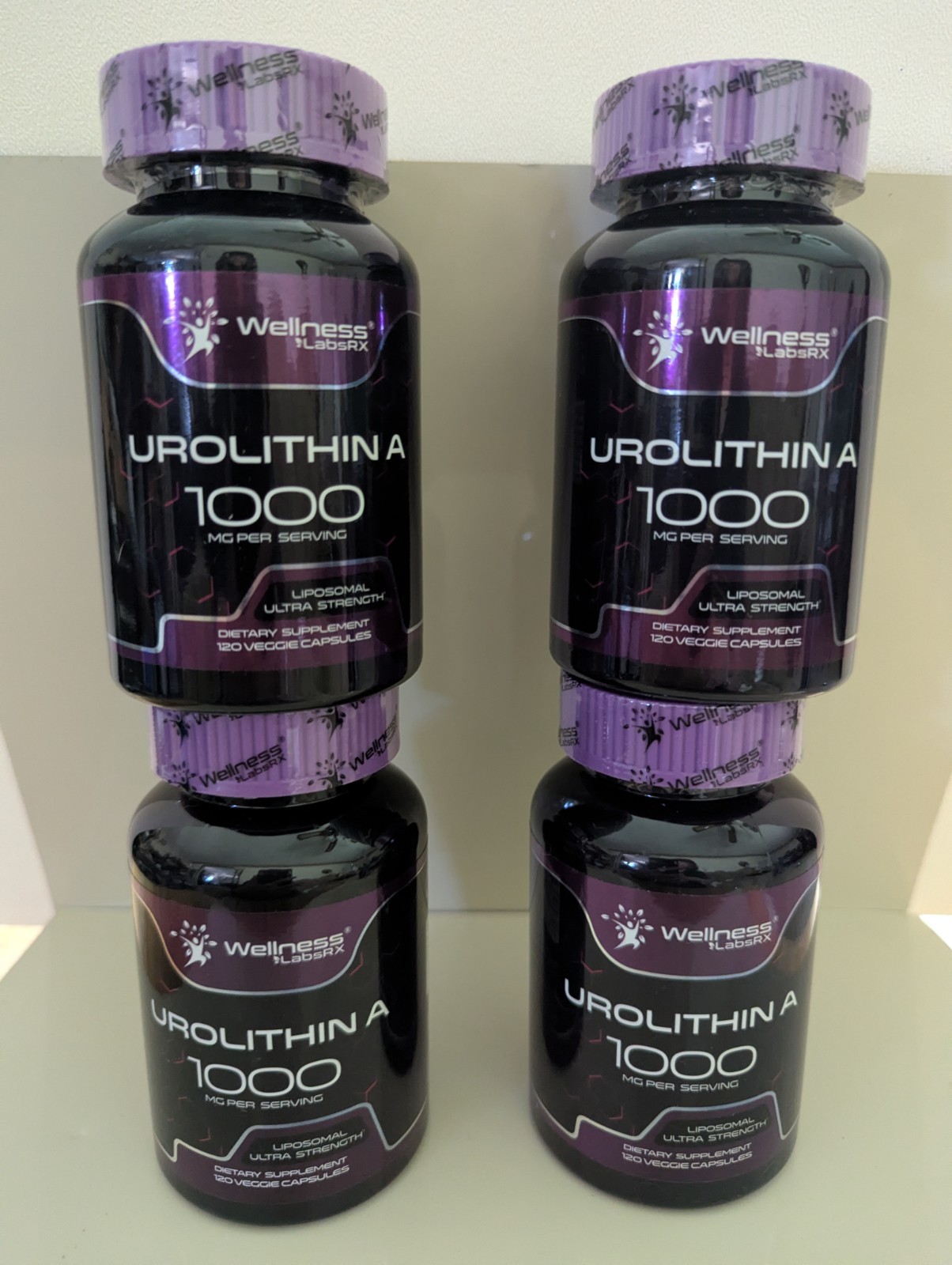4 Wellness LabsRX Urolithin A 1000mg Liposomal Ultra Strength 120 Veggie Capsule