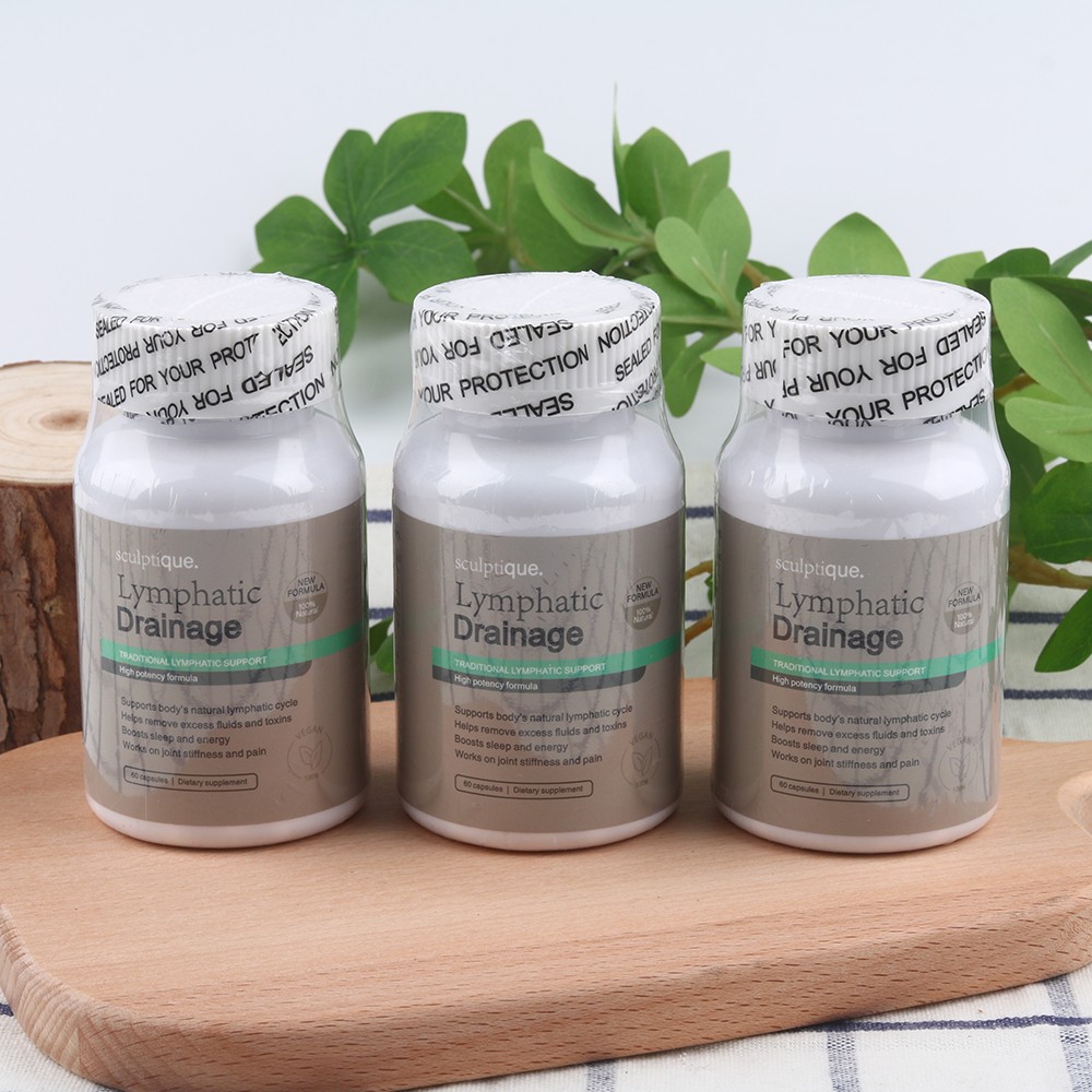Sculptique Lymphatic Drainage Capsules, Fresh Maximum Potency Formula, 60 Capsul