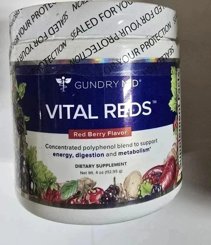 Authentic Gundry MD Vital Reds Energy & Powder 4oz…..\\