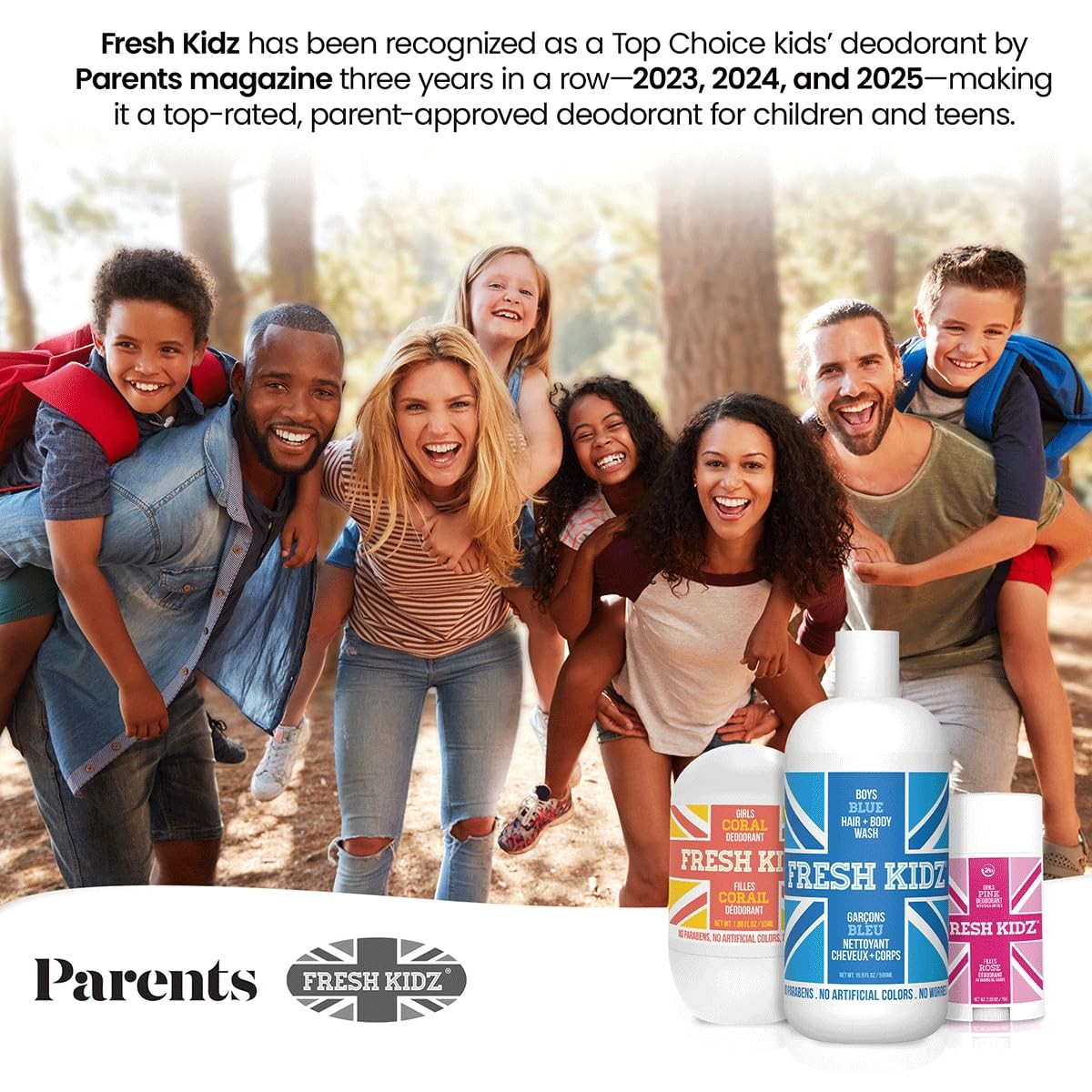 Fresh Kidz Blue Stick Deodorant for Boys 2.65oz, 2.65 Ounce (Pack of 1)