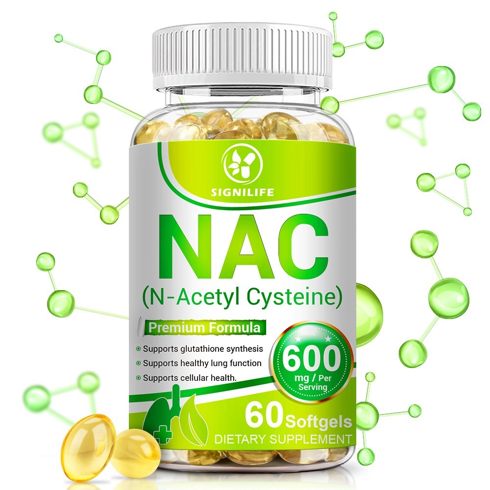 N-Acetyl Cysteine 600mg NAC Capsules Immune Support | Antioxidant | Lung Health