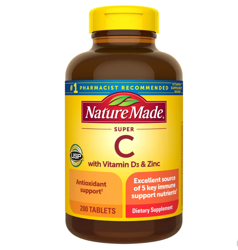 Nature Made Super C Immune­ Complex 900 mg 200 Tablets