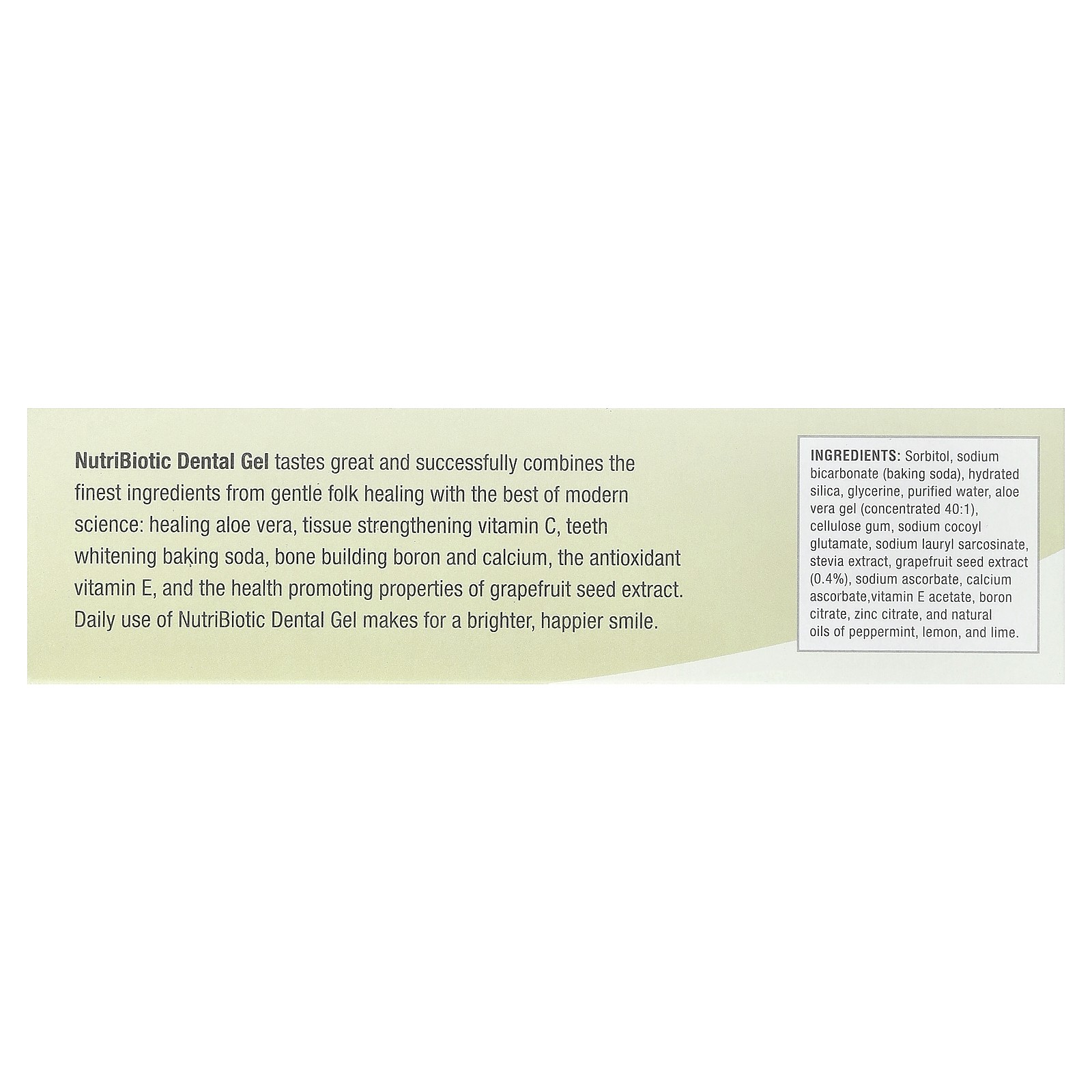 Dental Gel, Peppermint, 4.5 oz (128 g)