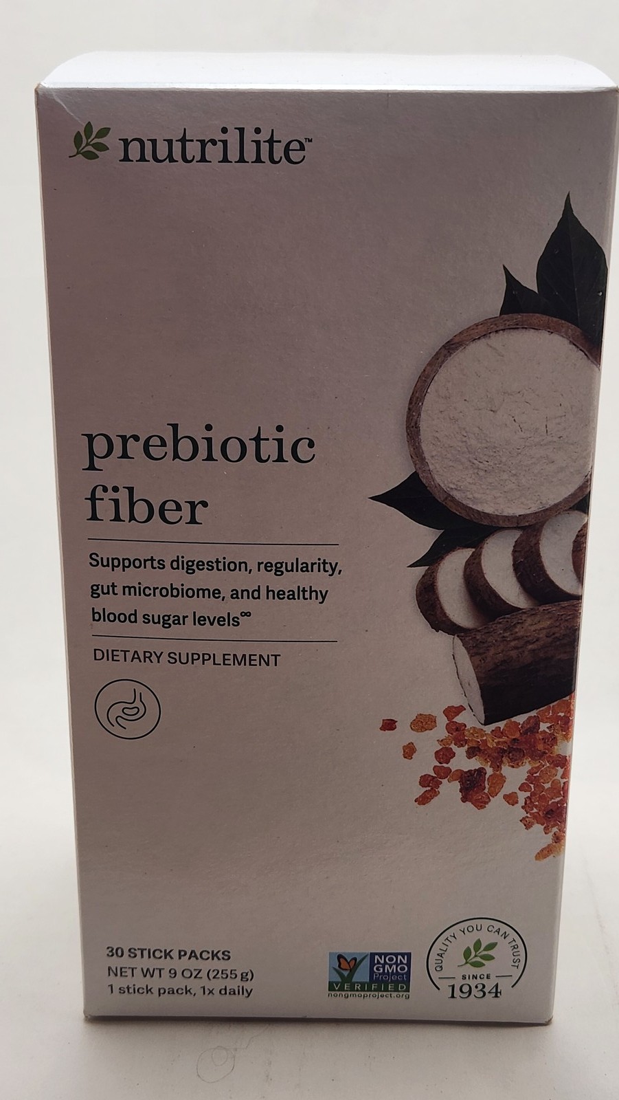 Nutrilite Prebiotic Fiber Dietary Supplement 30 Stick Packs NEW