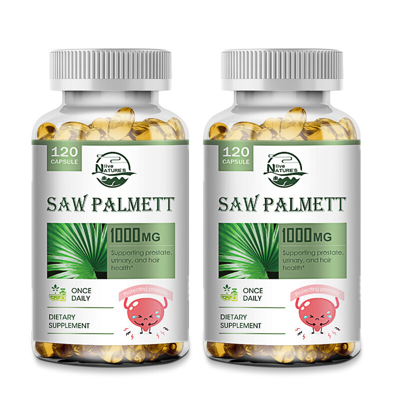 240Caps Saw Palmetto 1000mg – Premium Support Supplement
