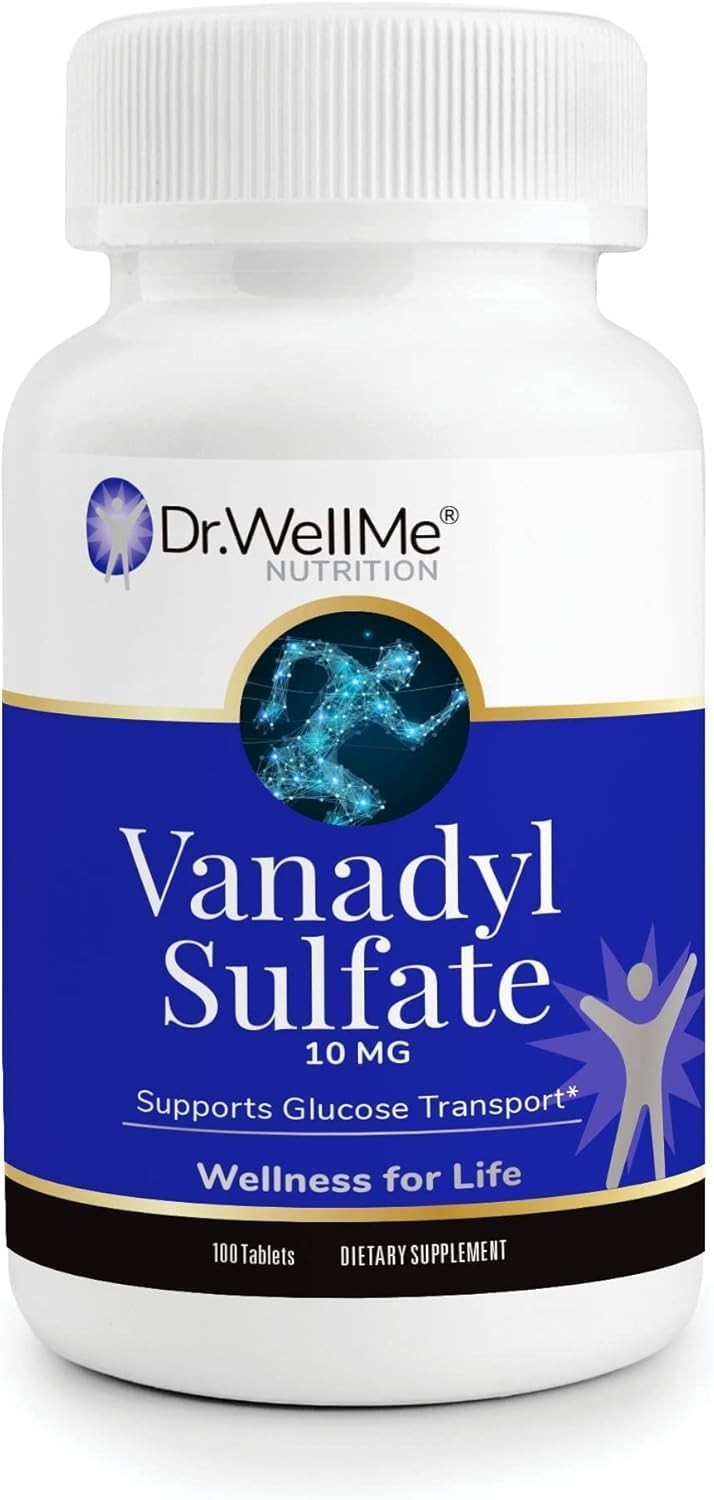 Vanadyl Sulfate 10mg Supplement 100 Tablets 3-Pack Blood Sugar Level Support Aid