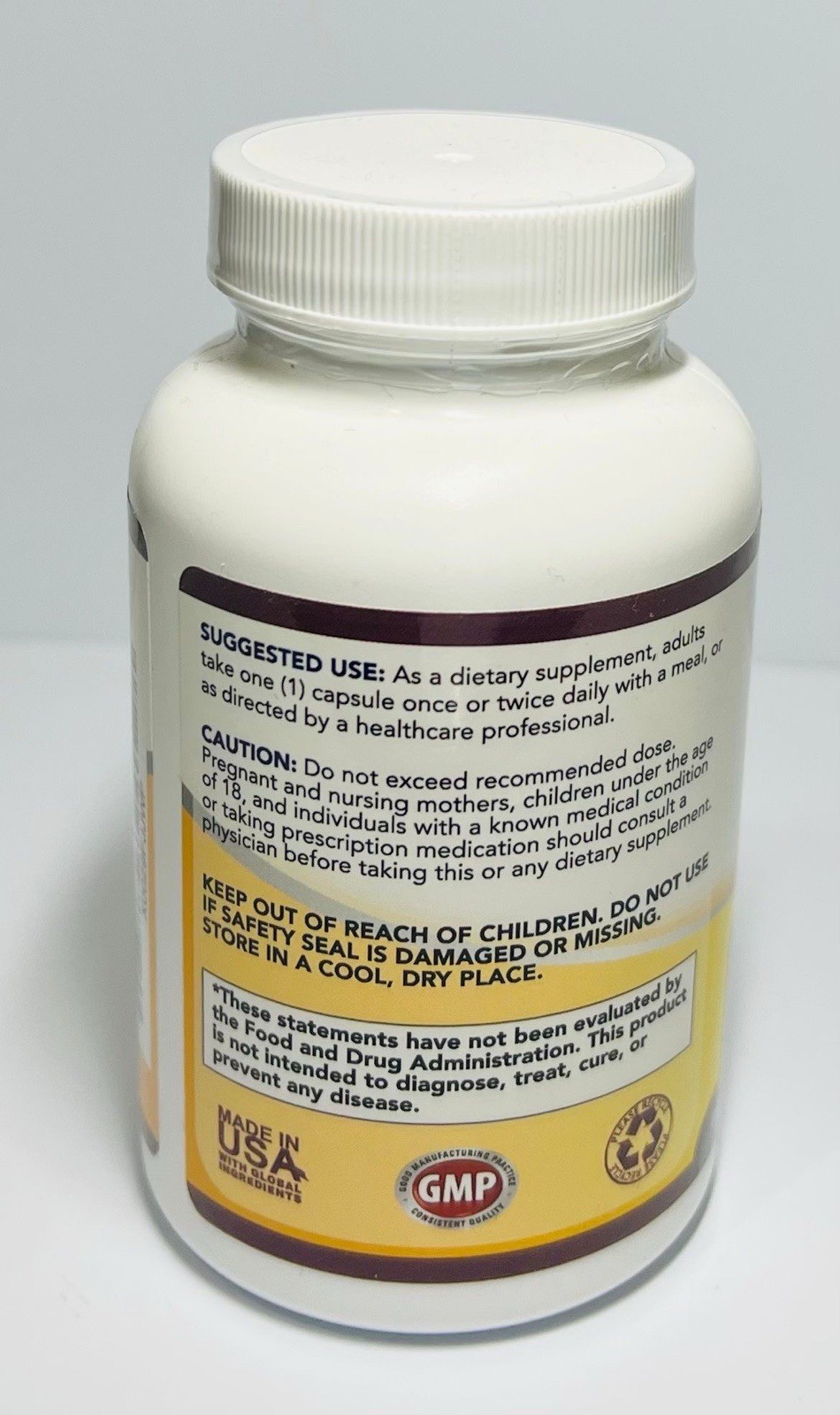 Simply Natures Pure Berberine 500mg 120 Veggie Capsules Dietary Supplement