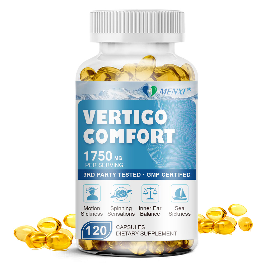 Vertigo Comfort 120 Capsules 1750mg – Dizziness Relief Supplements, Body Balance