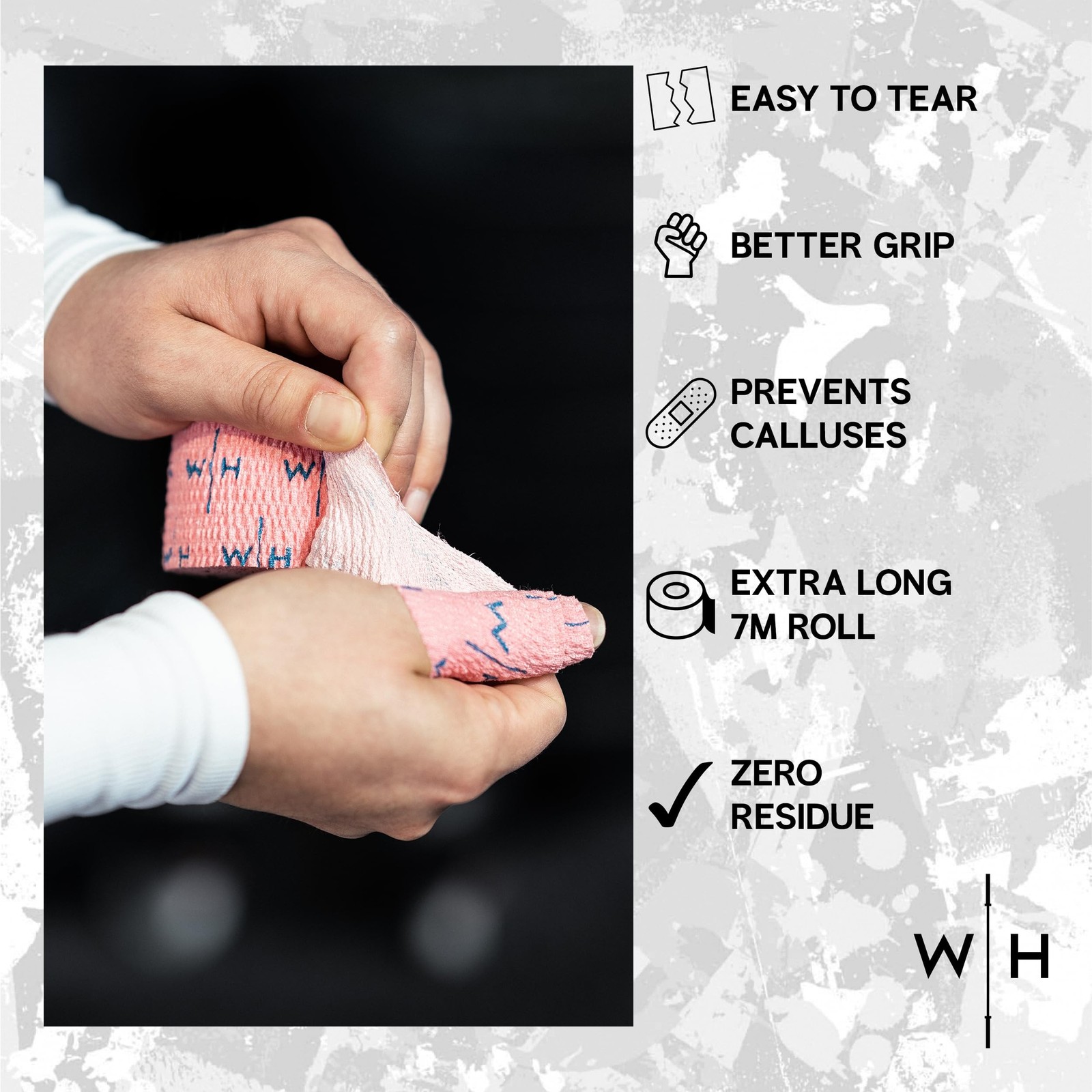 Weightlifting House Thumb-tape-30 Pink 3 Count (Pack of 1)