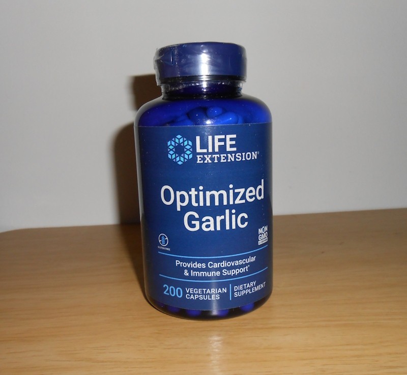 Life Extension Optimized Garlic 1200 mg Allicin 10,000 ppm – 200Caps Exp 12/2026