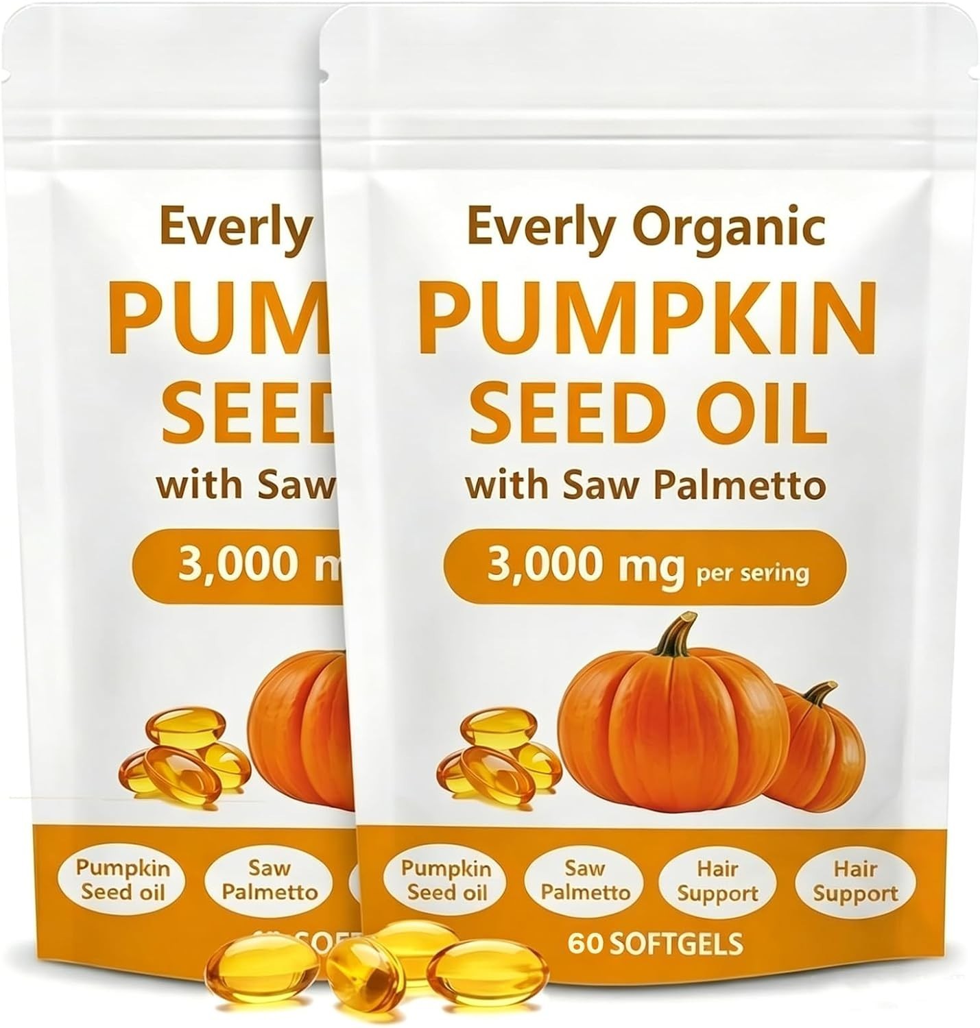Everly Pumpkin Seed Oil with Saw Palmetto – Everly Pumpkin Seed Oil – Cold Press