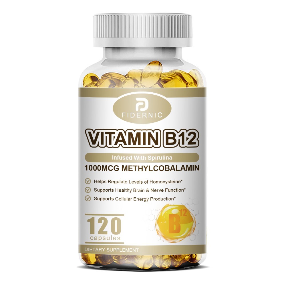 Vitamin B12 1000mcg 120 Capsules Methylcobalamin Energy Nerve Support