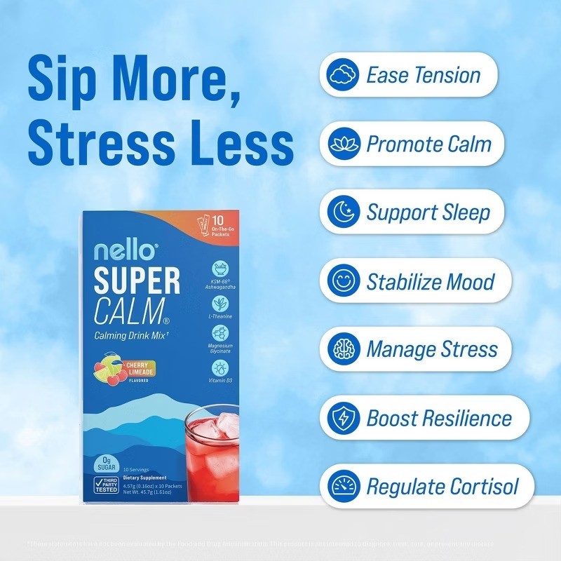 Supercalm Multivitamin Powder – Cherry Limeade – 10ct