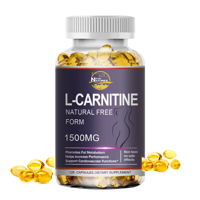 L-Carnitine 1500mg, High Potency Supports Natural Energy Production 120 Capsules