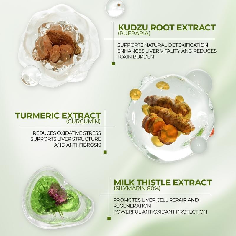 5x Uvora Milk Thistle Detox, Premium Herbal Supplement With Milk Thistle Extrac.