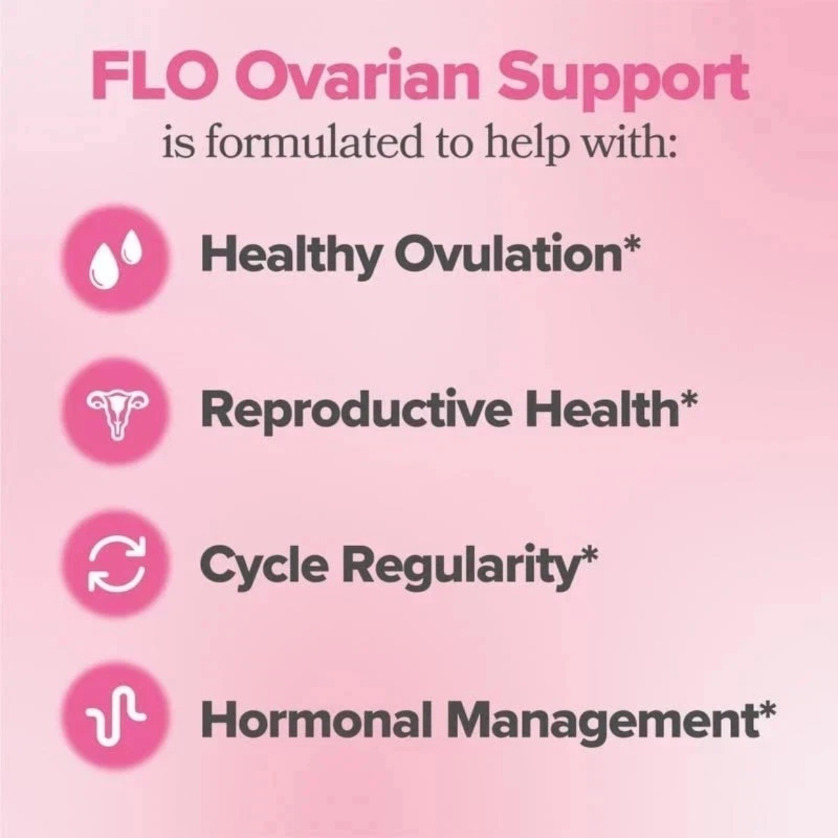 O Positiv FLO Ovarian Support,Hormone Balance, Menstrual Cycle Support for Women