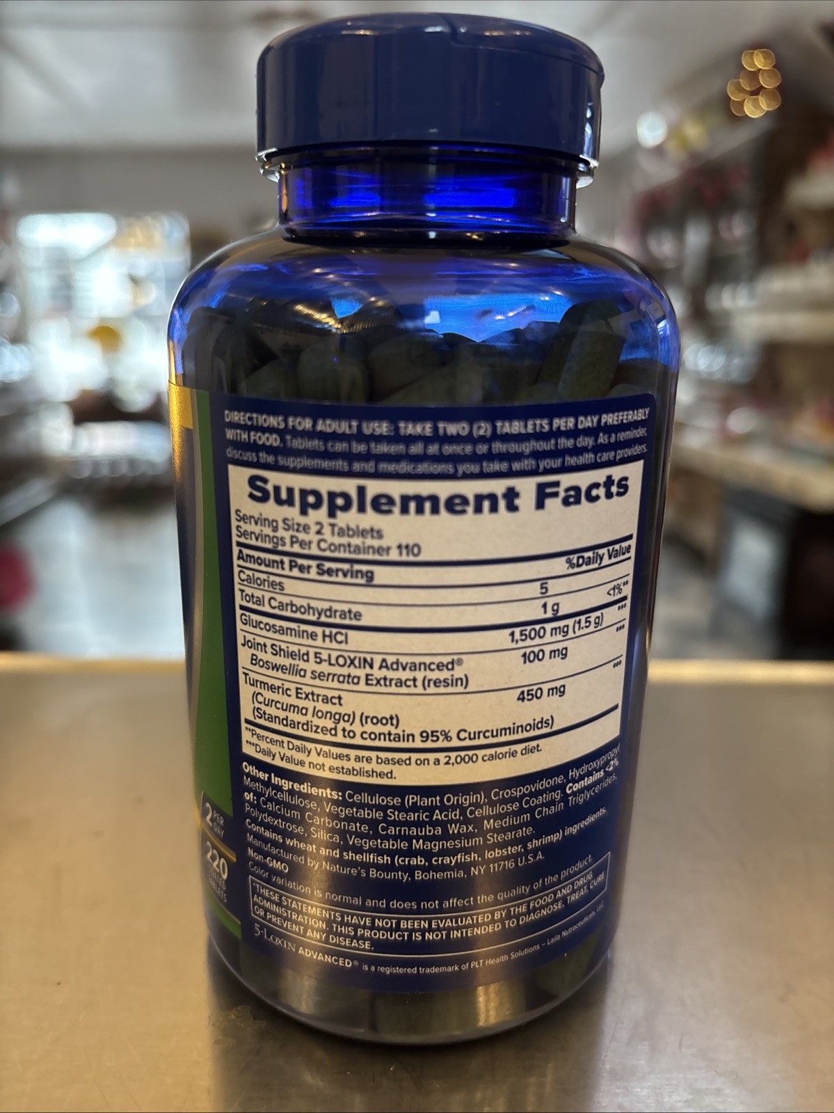 Osteo Bi-Flex Joint Health Triple Strength + Turmeric 220 ct expire 07/2028