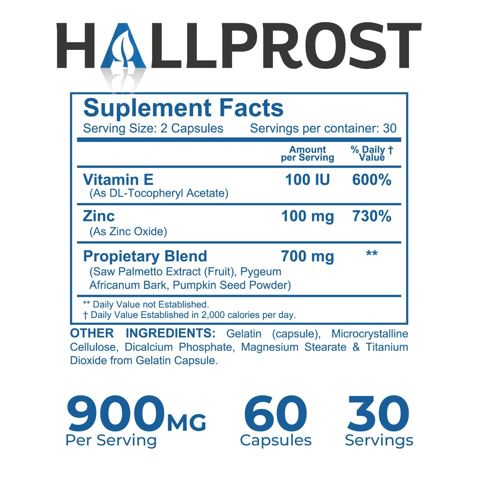Natural Prostate Support – Prostatitis Relief – 60 Capsules for Healthy Function