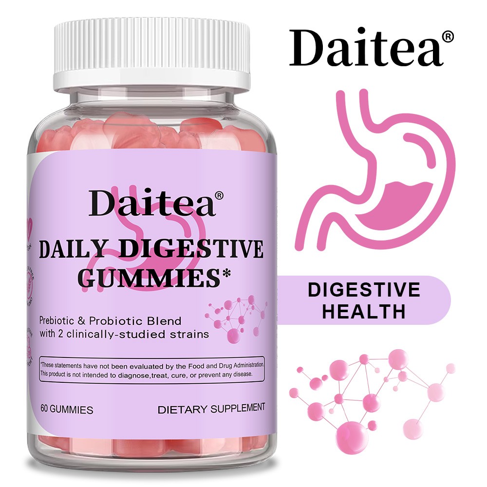 Prebiotic & Probiotic Blend for Digestive Health – Daily for Women & Men Gummy