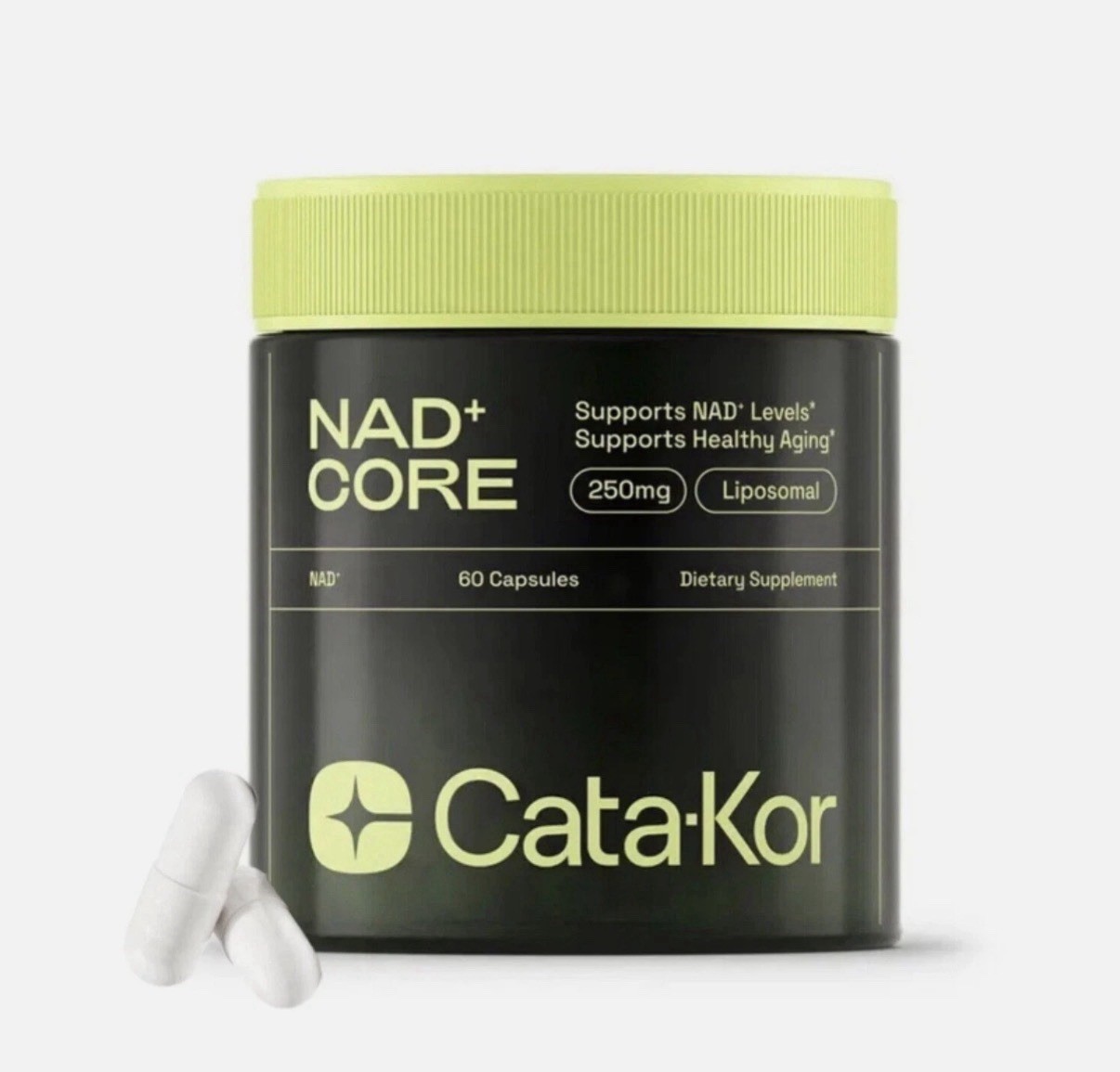 CATAKOR NAD+ Core NAD+ Supplement Skin Anti-aging 60 Caps Exp 1/27 Sealed