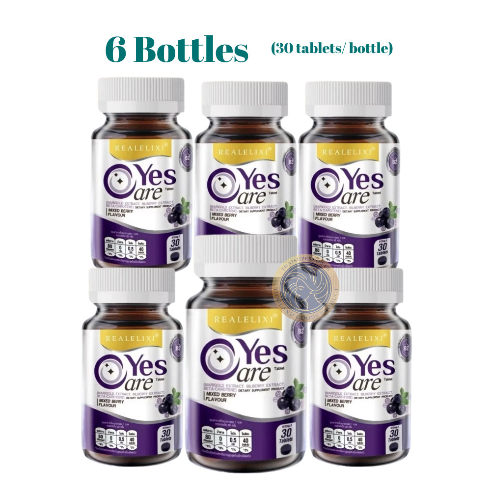 6X Real Elixir Yes Care Eye Care Nourish Dietary Supplement