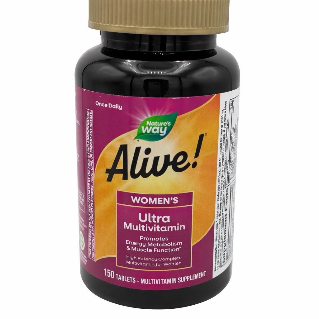 Nature’s Way Alive! Women’s Ultra Multivitamin -150 Tablets, Exp. 10/2026