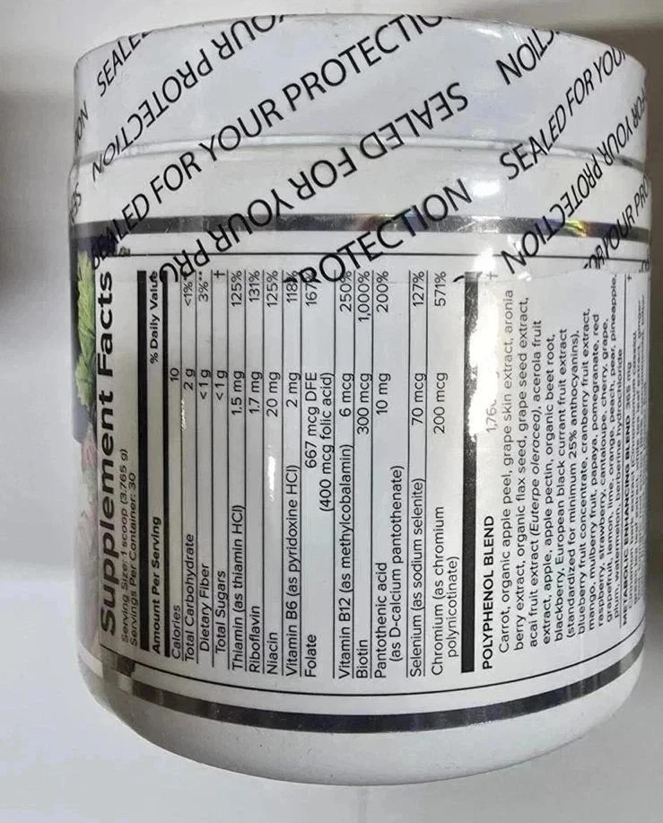 Authentic Gundry MD Vital Reds Energy & Powder 4oz…..\\