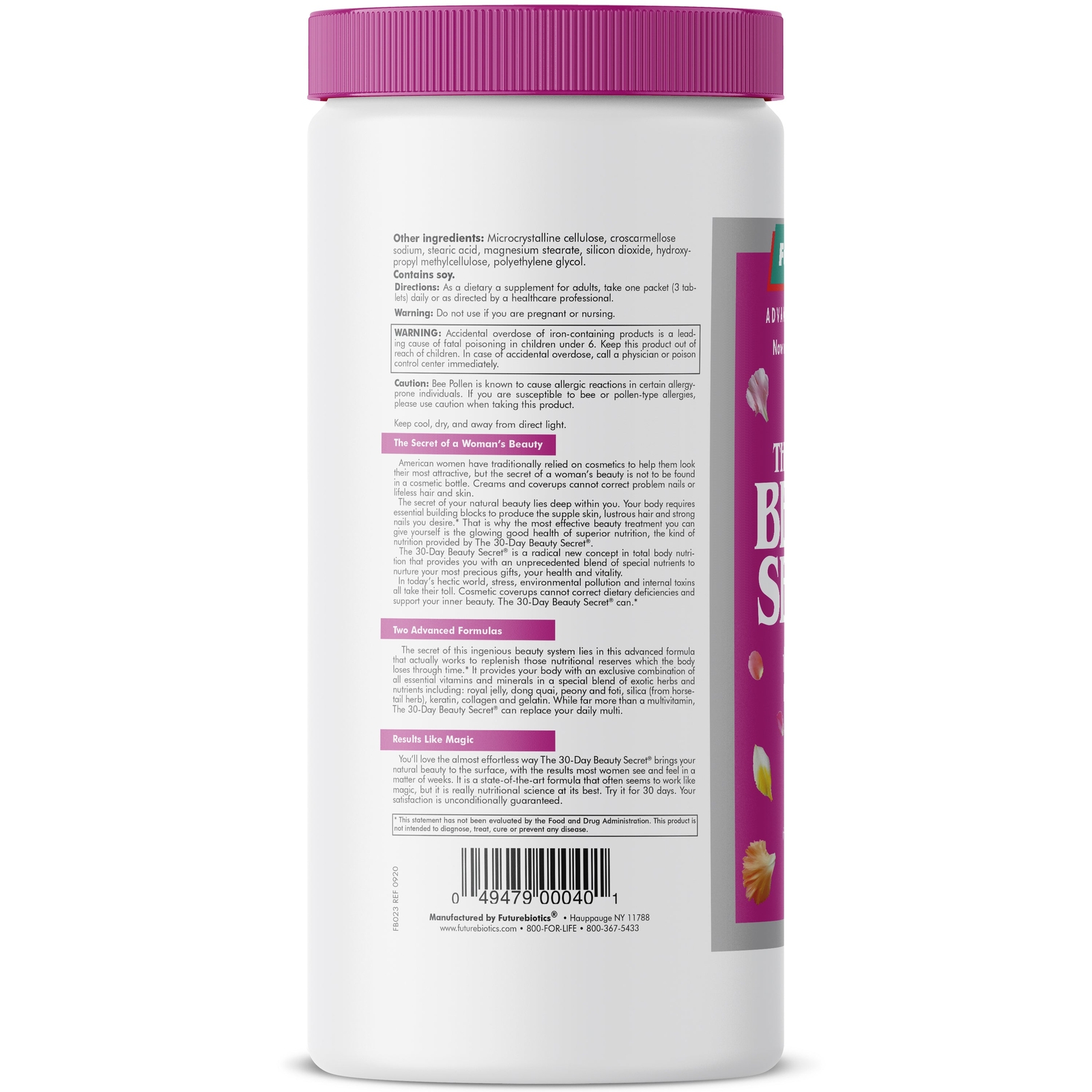 Futurebiotics 30 Day Beauty Secret for Radiant Healthy Appearance, 30 Packets