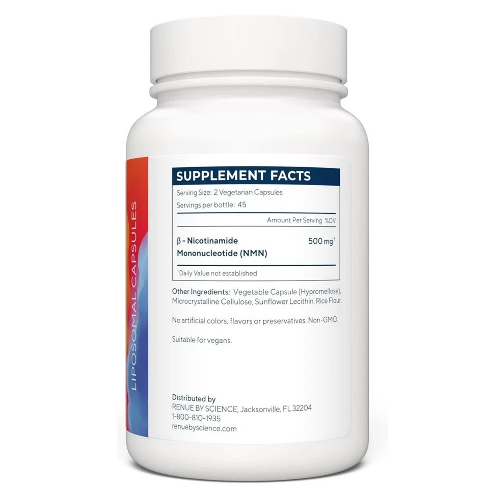 Renue By Science Liposomal Supplement 500mg – 90 Count Capsules