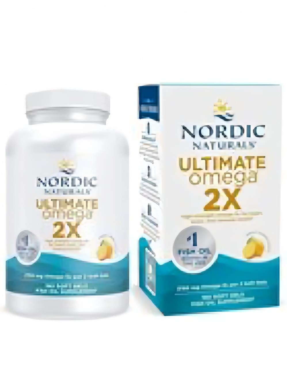 NORDIC Naturals Ultimate Omega 2X-Lemon 1280mg Fish Oil Supplement-Fast Shipping